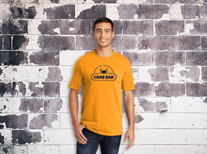 Custom imprinted Port & Company® Tee for Orlando, FL with a local business logo