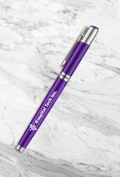 Custom imprinted Earl Gel Pen for Orlando, FL with a local business logo